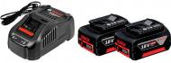 Комплект АКБ + Зарядний пристрій Bosch GAL 1880CV + 2xGBA 18В 5A M-C 1600A00B8J